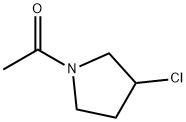 1-(3-Chloro-pyrrolidin-1-yl)-ethanone Struktur