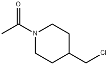 1-(4-ChloroMethyl-piperidin-1-yl)-ethanone Struktur