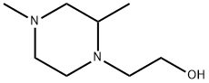 2-(2,4-DiMethyl-piperazin-1-yl)-ethanol Struktur