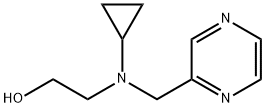 2-(Cyclopropyl-pyrazin-2-ylMethyl-aMino)-ethanol Struktur