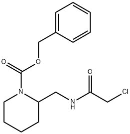 2-[(2-Chloro-acetylaMino)-Methyl]-piperidine-1-carboxylic acid benzyl ester Struktur