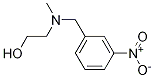 2-[Methyl-(3-nitro-benzyl)-aMino]-ethanol Struktur