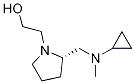 2-{(S)-2-[(Cyclopropyl-Methyl-aMino)-Methyl]-pyrrolidin-1-yl}-ethanol Struktur