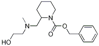 2-{[(2-Hydroxy-ethyl)-Methyl-aMino]-Methyl}-piperidine-1-carboxylic acid benzyl ester Struktur