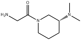 2-AMino-1-((R)-3-diMethylaMino-piperidin-1-yl)-ethanone Struktur