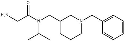 2-AMino-N-(1-benzyl-piperidin-3-ylMethyl)-N-isopropyl-acetaMide Struktur