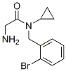 2-AMino-N-(2-broMo-benzyl)-N-cyclopropyl-acetaMide Struktur