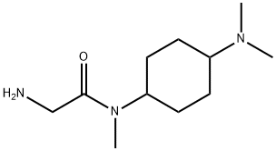 2-AMino-N-(4-diMethylaMino-cyclohexyl)-N-Methyl-acetaMide Struktur