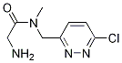 2-AMino-N-(6-chloro-pyridazin-3-ylMethyl)-N-Methyl-acetaMide Struktur