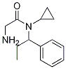 2-AMino-N-cyclopropyl-N-(1-phenyl-propyl)-acetaMide Struktur