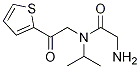 2-AMino-N-isopropyl-N-(2-oxo-2-thiophen-2-yl-ethyl)-acetaMide Struktur