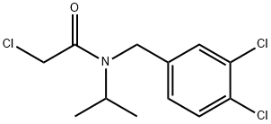 2-Chloro-N-(3,4-dichloro-benzyl)-N-isopropyl-acetaMide Struktur