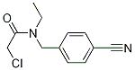 2-Chloro-N-(4-cyano-benzyl)-N-ethyl-acetaMide Struktur