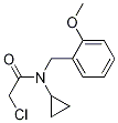 2-Chloro-N-cyclopropyl-N-(2-Methoxy-benzyl)-acetaMide Struktur