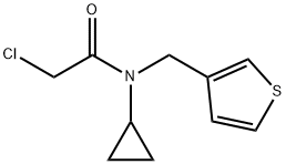 2-Chloro-N-cyclopropyl-N-thiophen-3-ylMethyl-acetaMide Struktur