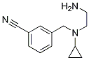 3-{[(2-AMino-ethyl)-cyclopropyl-aMino]-Methyl}-benzonitrile Struktur