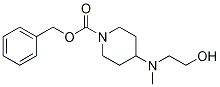 4-[(2-Hydroxy-ethyl)-Methyl-aMino]-piperidine-1-carboxylic acid benzyl ester Struktur