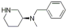 Benzyl-Methyl-(S)-piperidin-3-yl-aMine Struktur