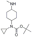 Cyclopropyl-(4-MethylaMino-cyclohexyl)-carbaMic acid tert-butyl ester Struktur