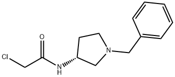 N-((R)-1-Benzyl-pyrrolidin-3-yl)-2-chloro-acetaMide Struktur