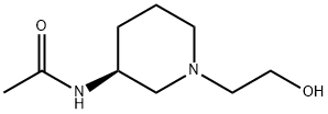 N-[(S)-1-(2-Hydroxy-ethyl)-piperidin-3-yl]-acetaMide Struktur