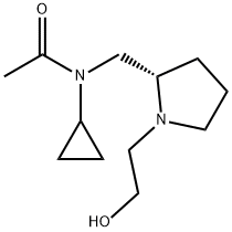 N-Cyclopropyl-N-[(S)-1-(2-hydroxy-ethyl)-pyrrolidin-2-ylMethyl]-acetaMide Struktur