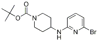 4-(6-Bromo-pyridin-2-ylamino)-piperidine-1-carboxylic acid tert-butyl ester Struktur