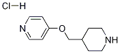 4-(Piperidin-4-ylmethoxy)-pyridine hydrochloride Struktur