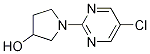 1-(5-Chloro-pyrimidin-2-yl)-pyrrolidin-3-ol Struktur