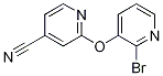 2-(2-Bromo-pyridin-3-yloxy)-isonicotinonitrile Struktur