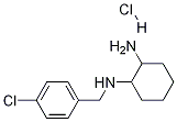 N-(4-Chloro-benzyl)-cyclohexane-1,2-diamine hydrochloride Struktur