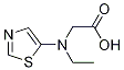 (Methyl-thiazol-5-ylMethyl-aMino)-acetic acid Struktur