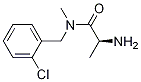 (S)-2-AMino-N-(2-chloro-benzyl)-N-Methyl-propionaMide Struktur