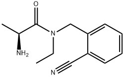 (S)-2-AMino-N-(2-cyano-benzyl)-N-ethyl-propionaMide Struktur