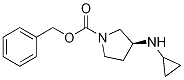 (S)-3-CyclopropylaMino-pyrrolidine-1-carboxylic acid benzyl ester Struktur