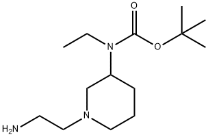 [1-(2-AMino-ethyl)-piperidin-3-yl]-ethyl-carbaMic acid tert-butyl ester Struktur