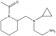 1-(2-{[(2-AMino-ethyl)-cyclopropyl-aMino]-Methyl}-piperidin-1-yl)-ethanone Struktur