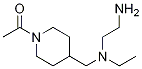 1-(4-{[(2-AMino-ethyl)-ethyl-aMino]-Methyl}-piperidin-1-yl)-ethanone Struktur