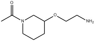 1-[3-(2-AMino-ethoxy)-piperidin-1-yl]-ethanone Struktur