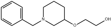 2-(1-Benzyl-piperidin-3-yloxy)-ethanol Struktur