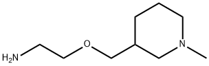 2-(1-Methyl-piperidin-3-ylMethoxy)-ethylaMine Struktur