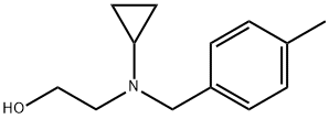 2-[Cyclopropyl-(4-Methyl-benzyl)-aMino]-ethanol Struktur