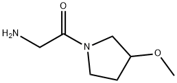 2-AMino-1-(3-Methoxy-pyrrolidin-1-yl)-ethanone Struktur