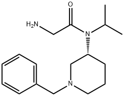 2-AMino-N-((R)-1-benzyl-piperidin-3-yl)-N-isopropyl-acetaMide Struktur