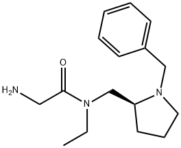 2-AMino-N-((S)-1-benzyl-pyrrolidin-2-ylMethyl)-N-ethyl-acetaMide Struktur