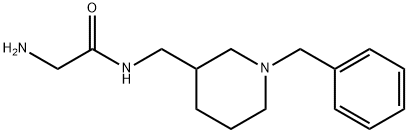 2-AMino-N-(1-benzyl-piperidin-3-ylMethyl)-acetaMide Struktur