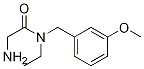 2-AMino-N-ethyl-N-(3-Methoxy-benzyl)-acetaMide Struktur