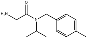 2-AMino-N-isopropyl-N-(4-Methyl-benzyl)-acetaMide Struktur