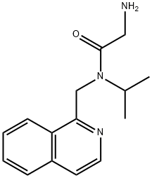 2-AMino-N-isopropyl-N-isoquinolin-1-ylMethyl-acetaMide Struktur