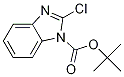 2-Chloro-benzoiMidazole-1-carboxylic acid tert-butyl ester Struktur